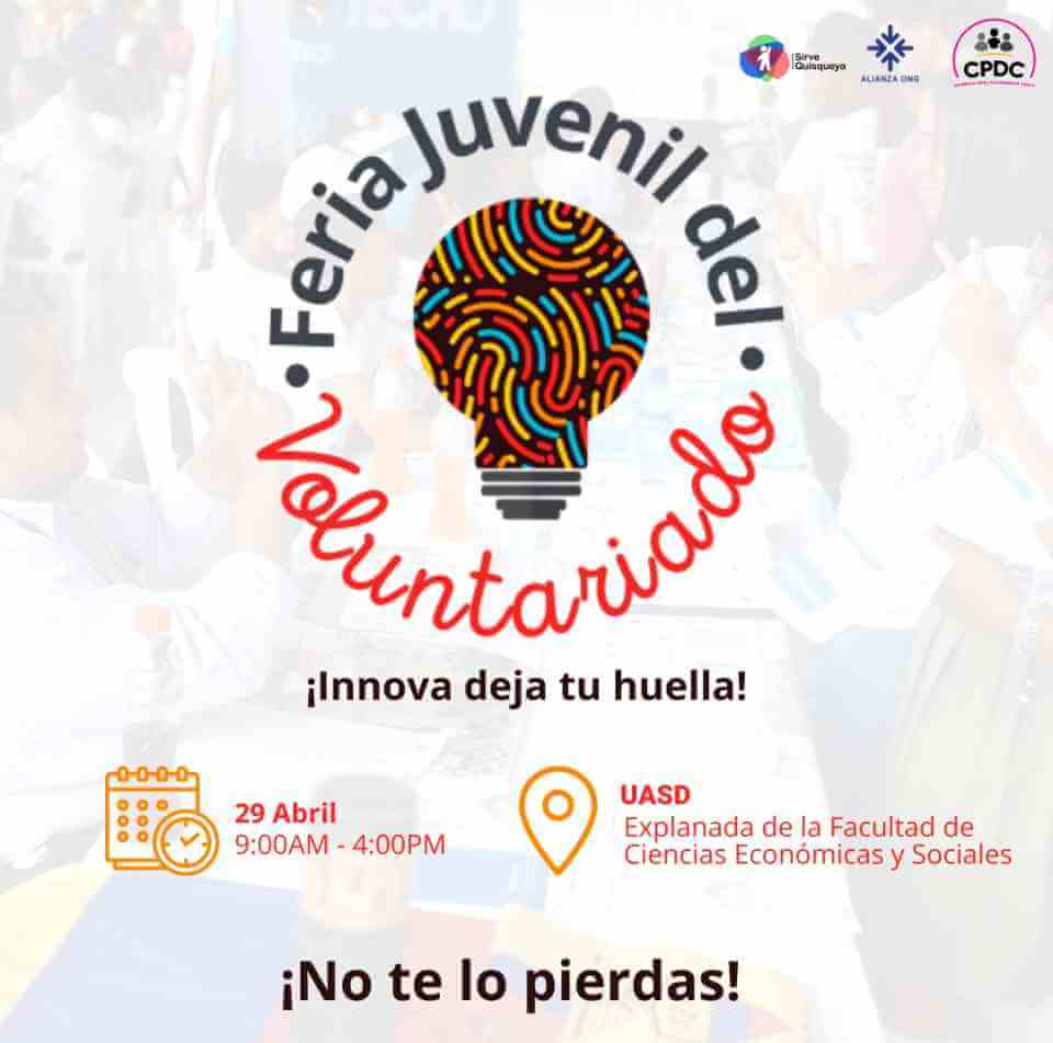 Alianza ONG y Red Sirve Quisqueya celebran la Feria Juvenil del Voluntariado 2022