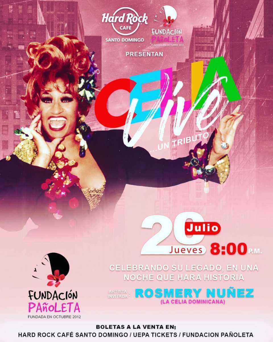 Fundación Pañoleta realizará homenaje a Celia Cruz con espectáculo “Celia Vive”