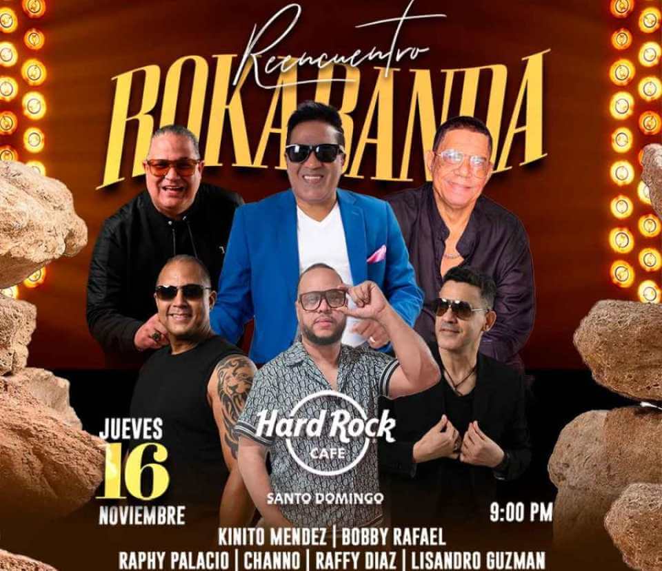 Rokabanda anuncia épico reencuentro en Hard Rock Santo Domingo