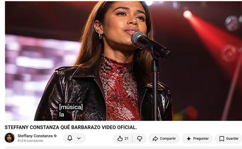 “Qué Barbarazo” de Steffany Constanza alcanza el #1 en Guatemala y lidera el HotSong Pop del país